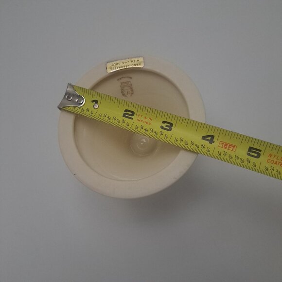 Lenox Eternal Fine China Taper Candle Holder Gold Trim - Picture 9 of 11